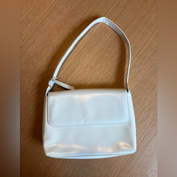 Hardy Amies White Shoulder Bag - Picture 2 of 9